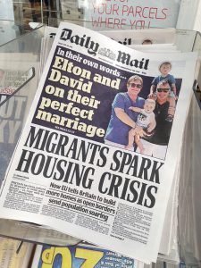 Daily Mail headline (May 2016)
