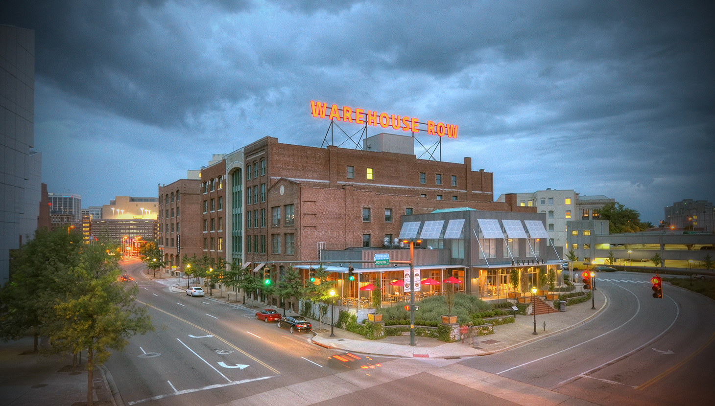 Historic Warehouse Row with new addition ph. Hefferlin + Kronenberg Architects, PLLC