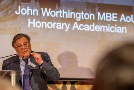 John Worthington MBE named Honorary Academician